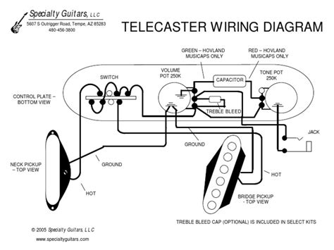 telecaster wiring diagram