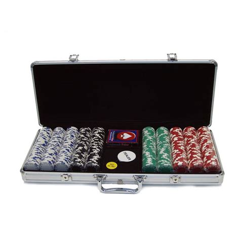 royal suited  piece clay poker chip set  carrying case