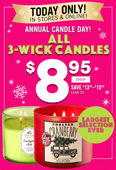 bath body works   year candle day   milled