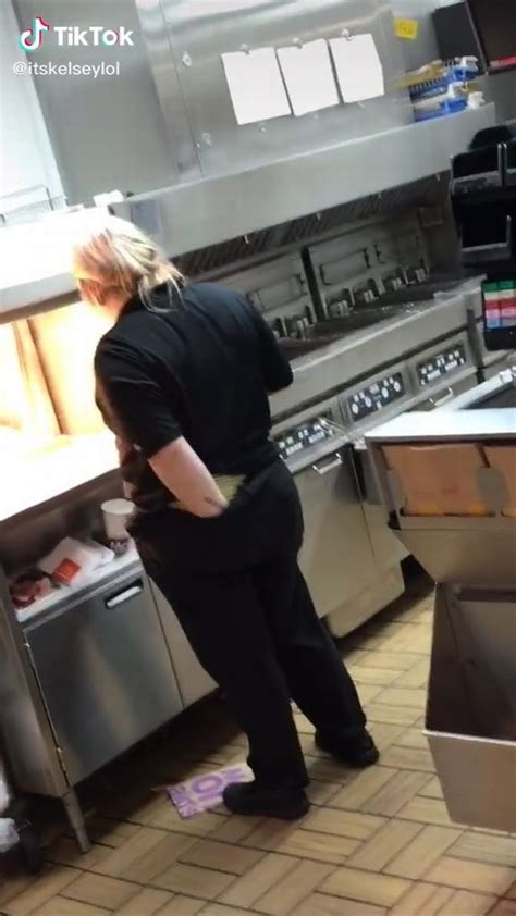 Mcdonalds Worker Filmed Putting Hand Down Her Trousers Before Scooping