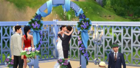 weddings in the sims 4 get married