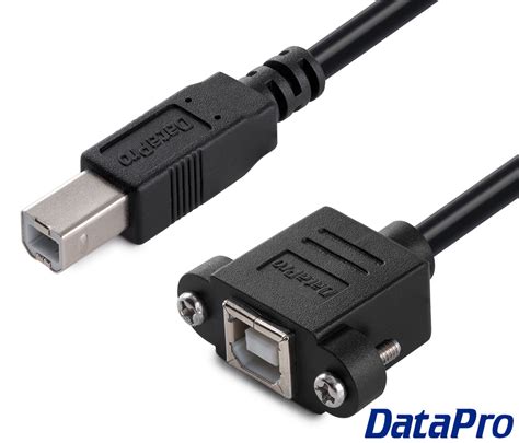 usb panel mount type  cable datapro