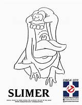 Ghostbusters Slimer Ghostbuster Slime Dxf Getdrawings Getcolorings sketch template