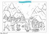 Montagne Colorare Montagna Colouring Malvorlage Gebirge Bambini Neve Fernand Malvorlagen Esistmeins Pupazzi Riempite Gratuitamente Scaricate Innevate Adorabili Renne Hochladen sketch template