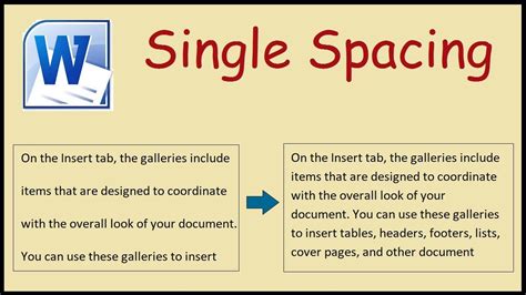 reduce space  lines microsoft word single space youtube