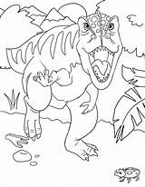 Coloring Pages Dinosaur Rex Train Dinosaurs Print Printables Colouring Attack Animal Tyranosaurus Choose Board Coloringkids sketch template