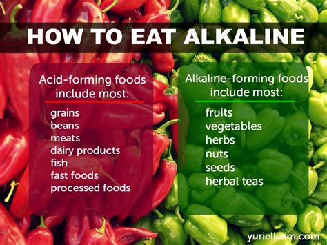 eat  alkaline diet      yuri elkaim