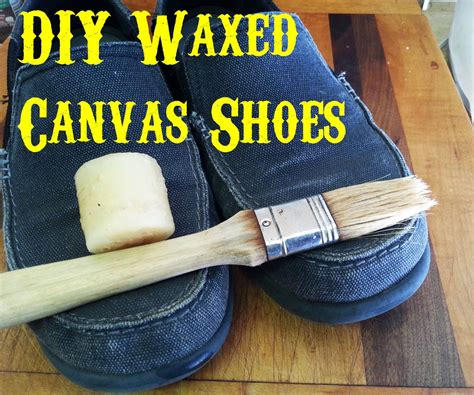Diy Waxed Canvas Shoes 4 Steps With Pictures