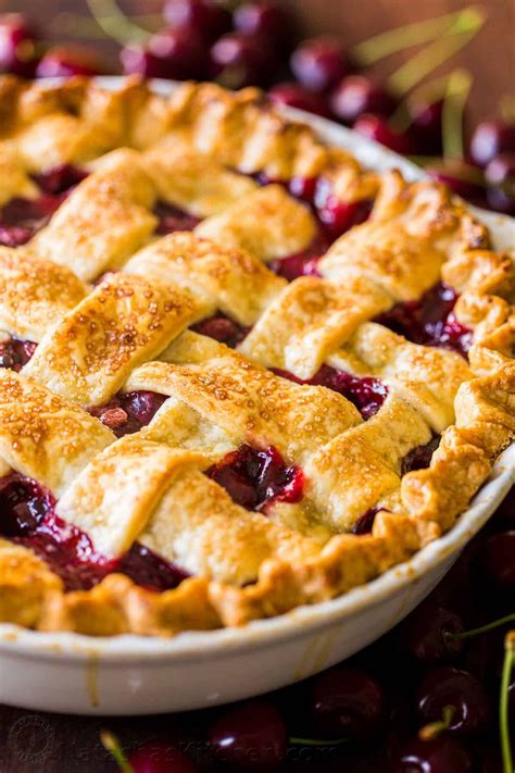 there s nothing like a fresh cherry pie bubbling through a rich flaky