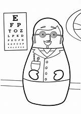 Doctor Eye Higglytown Coloringsky Educate sketch template