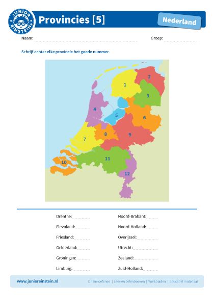 topografie groep  provincies  nederland de provincies oefen de images