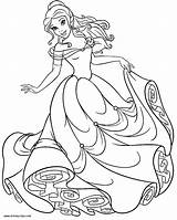Belle Coloring Princess Pages Disney Sheets Kids Colouring Beauty Cute Beast Print Easy Book Cinderella Pdf Christmas Choose Board Girls sketch template