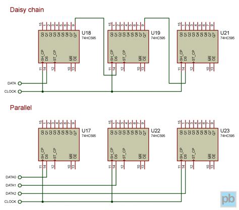 daisy chain schematic wiring diagram