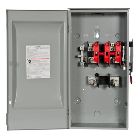 siemens  amp  pole fusible general safety switch disconnect   electrical disconnects