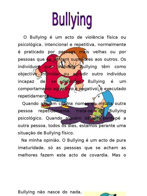 texto bullying