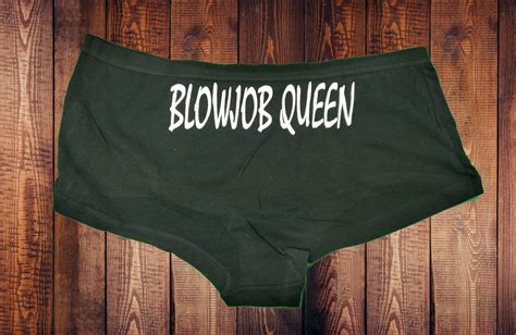 Blowjob Queen Sexy Panties Panties Slutty Funny Booty Shorts Etsy