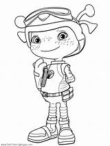 Floogals Coloring Pages Flo Printable Officer Colouring First Kids Getcolorings Print Color Categories sketch template