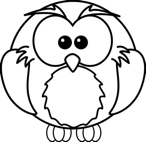 cute owl  printable coloring page  print  color