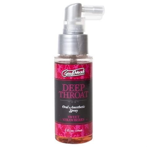 good head deep throat spray strawberry sex toys at