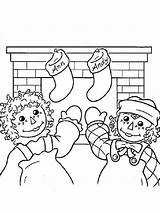 Raggedy Andy Coloring4free Cartoons sketch template