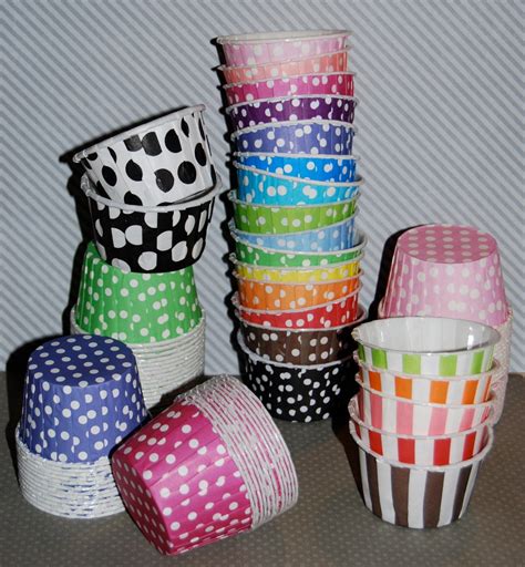 treat portion candy nut cups paper polka  isakayboutique