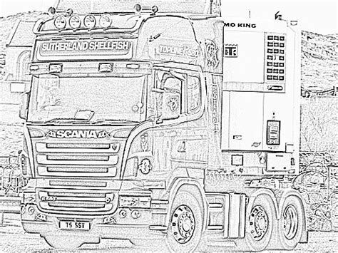 scania coloring