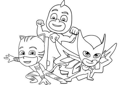 pj masks halloween coloring pages coloring pages