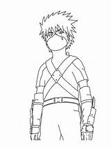 Naruto Pages Kyuubi Coloring Anime Template sketch template