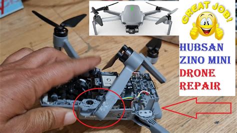 repair drone arm leg  propellers   hubsan zino mini pro se dismantle replace