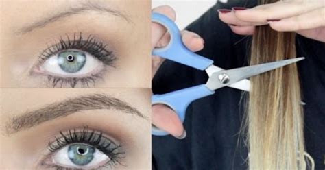 vlogger stephanie lange cut off her hair to stick on her eyebrows huffpost uk
