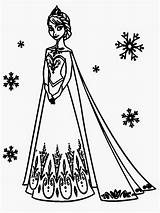 Elsa Coloring Pages Frozen Getcolorings Printable sketch template