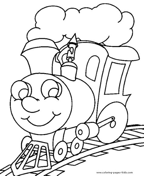steam train color pages coloring pages  kids transportation