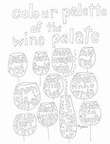 Coloring Wine Pages Color Adult Themed Book Vinepair Getcolorings Printable sketch template