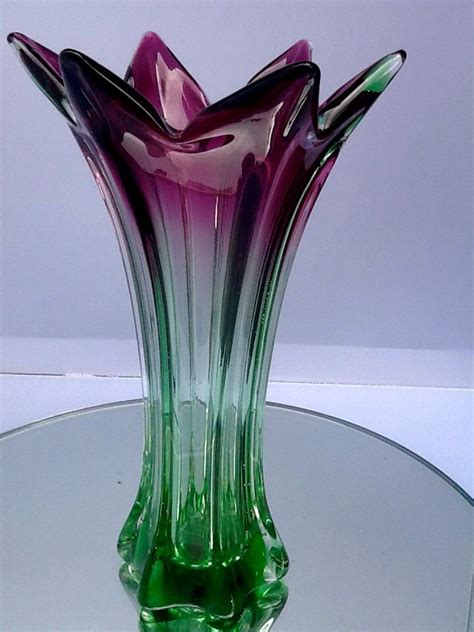 Oude Vaas Murano 1950 Glass Figurines Glass Art Sculpture Glass Decor