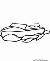 Coloring Boat Motor Pages Row Clipart Water Library Books Color Popular sketch template