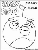 Angry Coloring Pages Birds Bird Space Blackbird Printable Color Angrybirds Kids Halloween Print Colouring Crafts sketch template