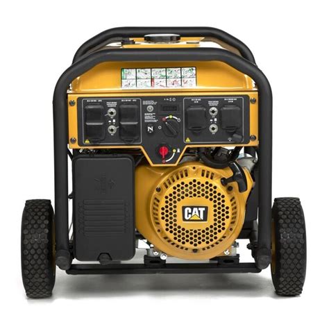 cat rp  watt gasoline portable generator  caterpillar engine  shutdown sensor