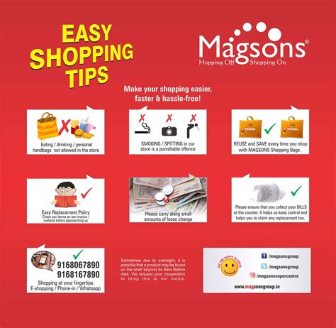 shopping tips magsons group