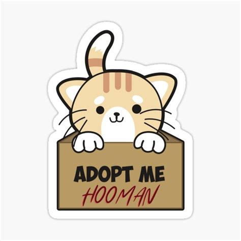 adopt  cat stickers redbubble