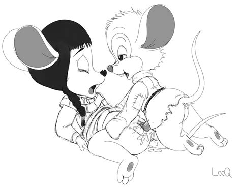 rule 34 an american tail anthro barefoot cholena clothes female fievel mousekewitz fur furry