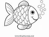 Coloring Fish Scales Rainbow Preschool Choose Board Sheet Print Animal Pages sketch template