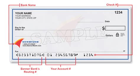How To Order Checks And Identify Numbers On A Check Banner Bank