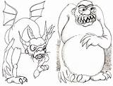 Jabberwocky Coloring Pages Template Sketch sketch template