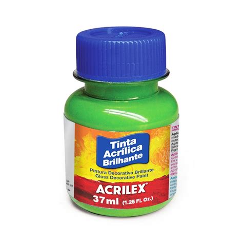 tinta acrilica brilhante acrilex ml pacote   cores   em mercado livre