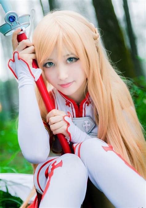 Cute Y Ki Asuna Cosplay From Sword Art Online Hot Sex Picture