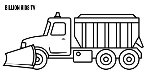 truck coloring pages noted snow plow coloring page direct obsession