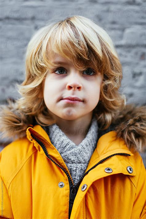 beautiful blond boy  stocksy contributor bonninstudio stocksy