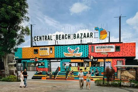 attraction central beach bazaar opens  sentosa  visitor