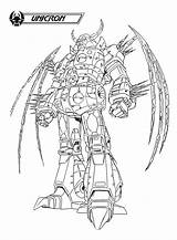 Transformers Unicron Mytopkid Kolorowanki Druku sketch template