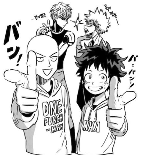 one punch man x my hero academia crossover know your meme